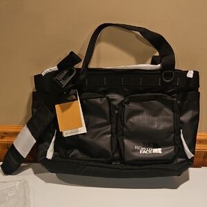 The North Face Black and White Men's Messenger Bag